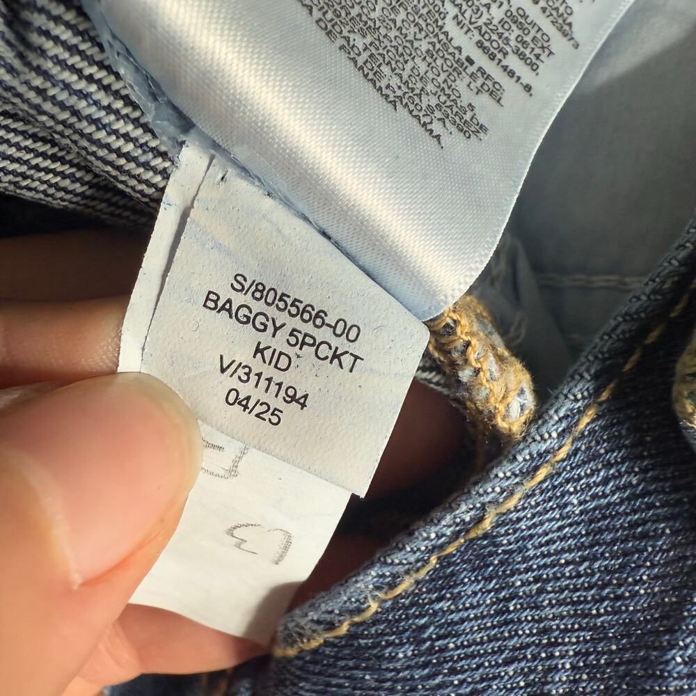 Old Navy Baggy Non-Stretch Jeans for Boys, 18, 805566 - Picture 7 of 8